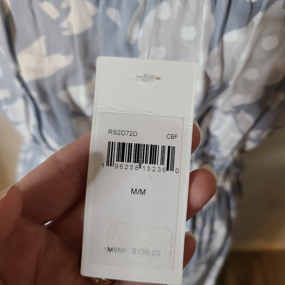 NWT Splendid Collection Misty Patchwork Midi Dress Size Med Hippie Boho Floral - Picture 4 of 8